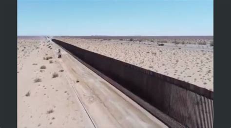 Patrulla Fronteriza estrena tramo del muro de Trump así luce La