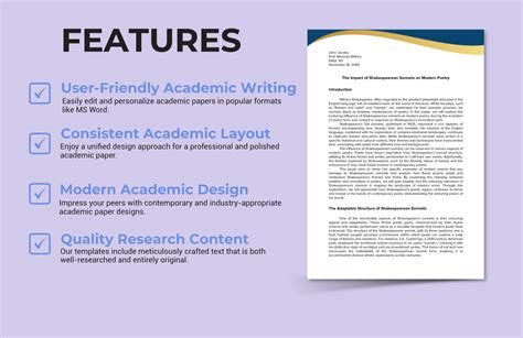 College Paper Template in Word, PDF, Google Docs - Download | Template.net