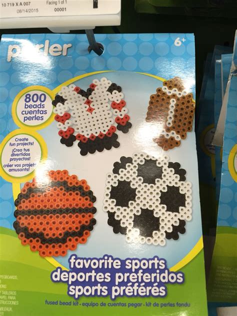 Crafty sports perler beads | Crafty, Perler beads, Perler