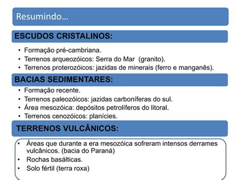 Estrutura Geol Gica Do Brasil Ppt