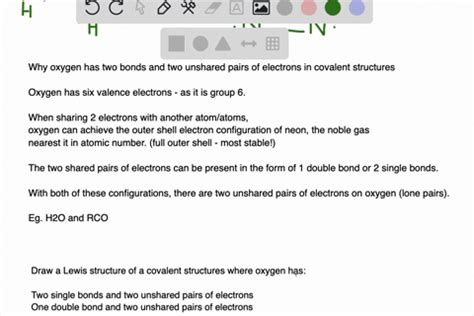 SOLVED:The bond between two oxygen atoms is called a double bond. Why?