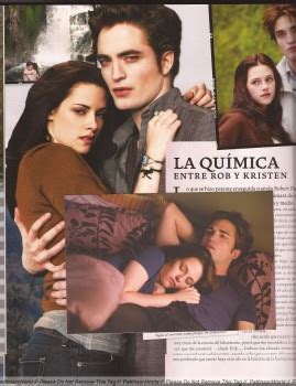 La Saga Robsten Scans del libro Los Tesoros De La Saga Crepúsculo