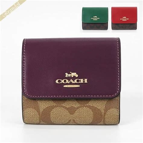 コーチ 二つ折り財布 Coach レディース シグネチャー スクエア ミニウォレット ミニ財布 各色 Ce930 Co Fce930