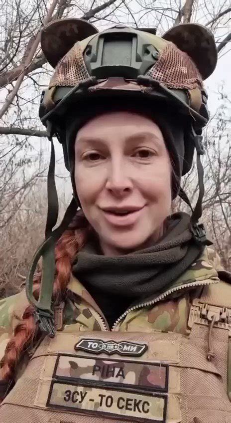 Turul On Twitter Rt Tvajrayana A Ukrainian Soldier 🤣she Said They Call Me Rina And