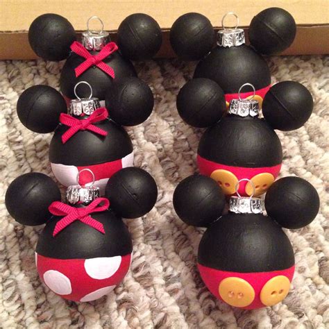 Mickey Mouse Christmas Tree Ornaments