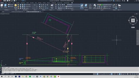 Autocad 2022 Two Point Perspective Guide Youtube