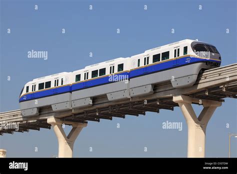 The Palm Monorail In Dubai United Arab Emirates Stock Photo Alamy