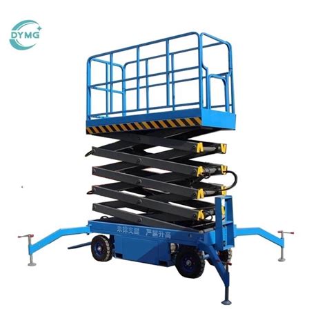 M Electric Movable Scissors Construction Lift Hydraulic Mobile