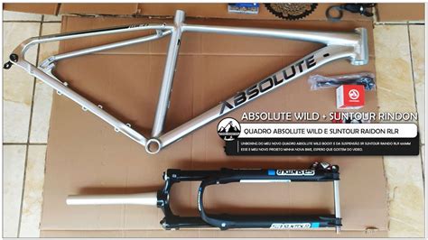 Unboxing Quadro Absolute Wild Boost Suspens O Sr Suntour Raidon Rlr