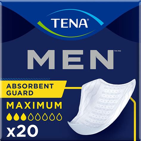 Tena Men Maximum Guard Incontinence Pad For Men Maximum