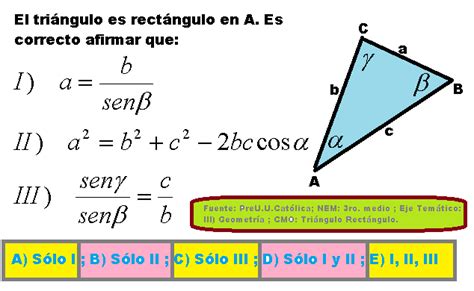 Psu Matematicas Desaf O M S Sobre Tri Ngulo Rect Ngulo Problema