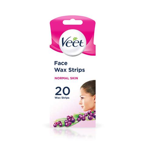 Buy Veet Ready To Use Facial Wax Strips For Normal Skin Pharmacy2u