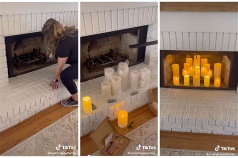 Candles in Fireplace: Make Your Home Cozy With This Decor Hack