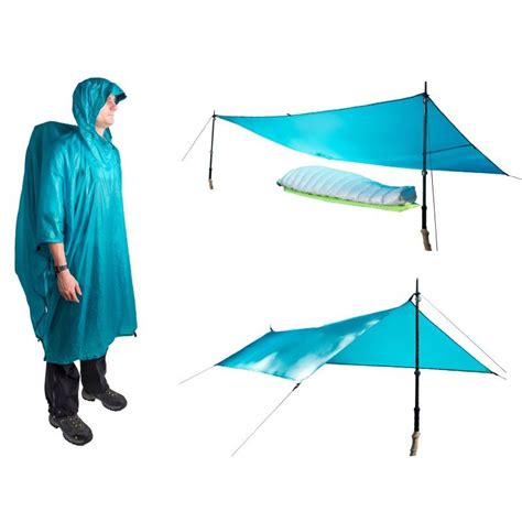 Poncho Tarp Ultra Sil Nano Sea To Summit Bleu