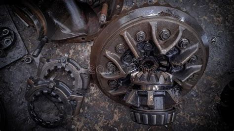 Drive Axle Differential Assembly Stock Photo - Image of pinion, tool ...