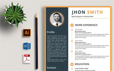 Jhon Smith Resume Template