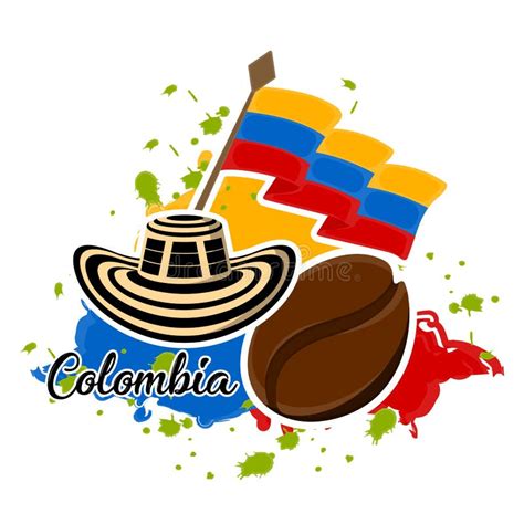 Representative Image Of Colombia Stock Vector Illustration Of Design