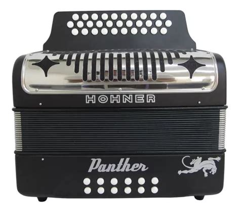 Acordeon Hohner Panther Sol Negro Meses Sin Interés