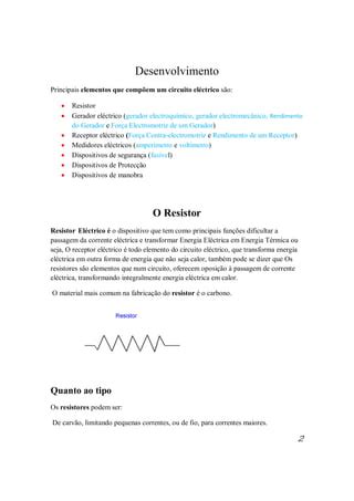 Elementos Do Circuito Electrico PDF