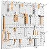 Amazon TORACK Metal Pegboard Wall Organizer 24 X 24 Or 12 X 48