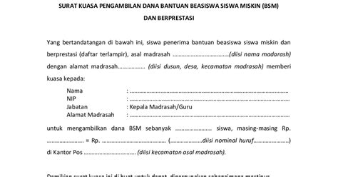 Halaman Unduh Untuk File Contoh Surat Kuasa Pencairan Dana Yang Ke 18