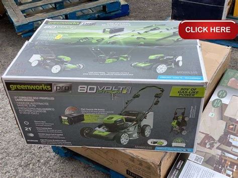 Greenworks 80v self propelled mower /21” - Rideau Auctions