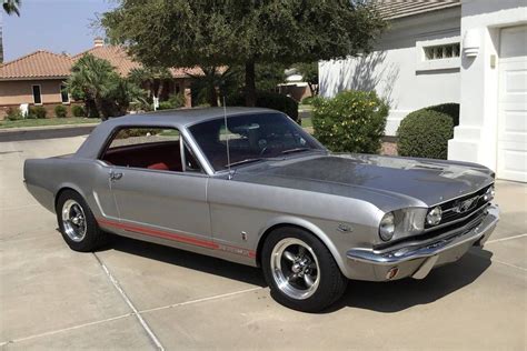 Silver Frost 1966 Ford Mustang