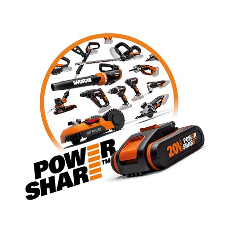 Worx V Mm Circular Saw Ah Powershare Kit Worxsaw Wx