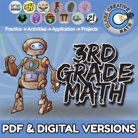 3rd Grade Math Resources Bundle Clark Creative Education