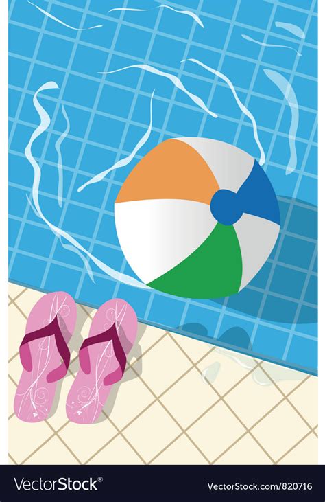 Swimming Pool Royalty Free Vector Image Vectorstock