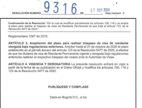 Traspaso De Visa De Residente En Colombia ¿cómo Sacar El Certificado De Movimientos Migratorios