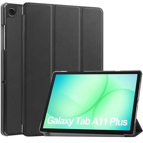 Samsung Galaxy Tab A11 Plus Tri-Fold Case Schutzhülle Schwarz