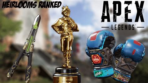 Apex Legends Heirlooms Ranked From Worst To Best Youtube