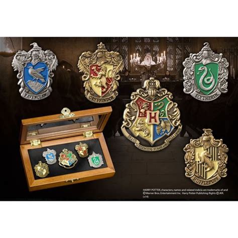 Harry Potter Chapas Collecci N Casas De Hogwarts Pins Y Broches