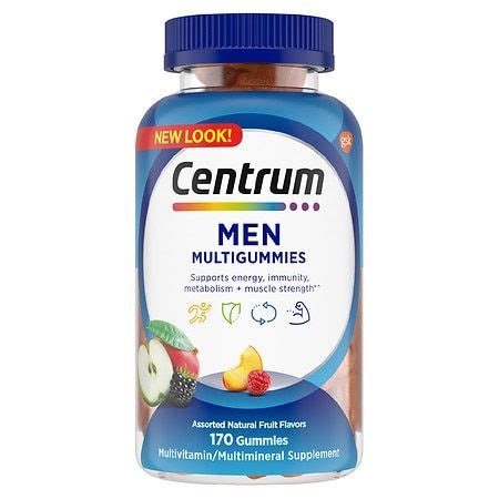 Centrum MultiGummies Gummy Multivitamin For Men Is A Great Tasting