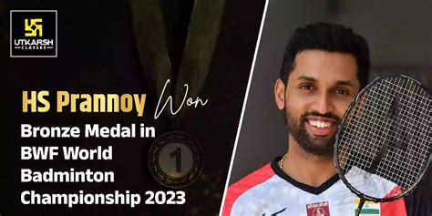 Hs Prannoy Wins Bronze At 2023 Bwf Badminton Championship