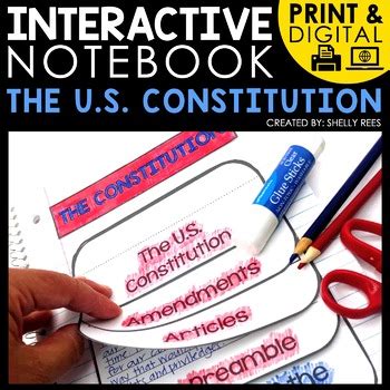 US Constitution Activities | US Constitution Preamble | DIGITAL and PRINTABLE - Appletastic Learning