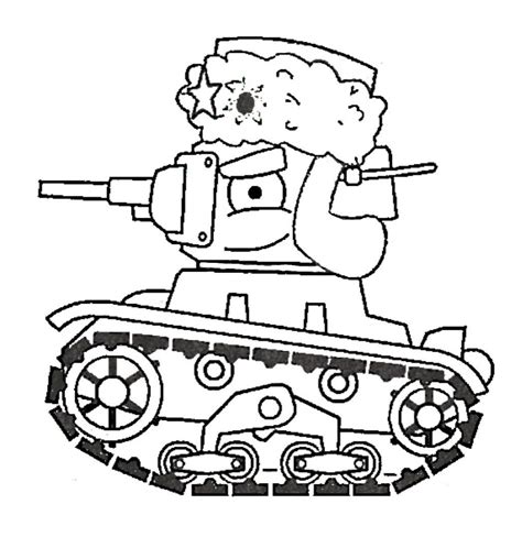 Cartoon tank coloring – Artofit