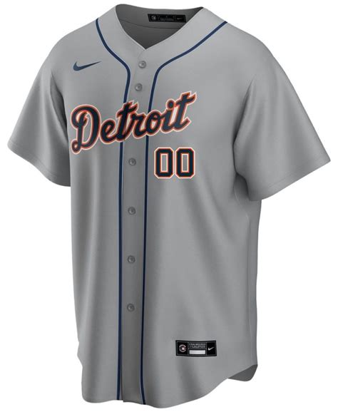 Detroit Tigers Nike Men's Road Replica Jersey - Vintage Detroit Collection