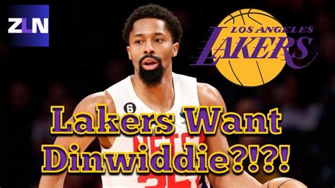 Lakers Are Front Runners To Sign Spencer Dinwiddie Lakers Buyout Market Youtube