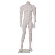 Yorkshire Displays Ltd Dan Headless Male Mannequin White Matt