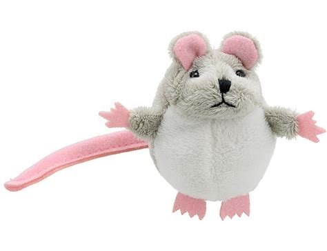 The Puppet Company Finger Puppets Fingerpuppe Maus Grau Cm Fingerpuppen