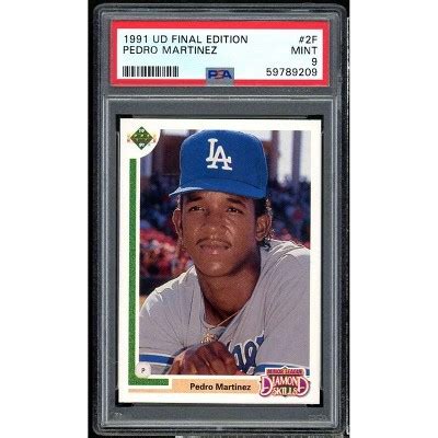 Pedro Martinez Rookie Card 1991 Upper Deck Final Edition 2f Psa 9 Target