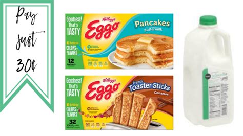 Two Kelloggs Eggo Products Milk Only 30¢ At Publix Southern Savers