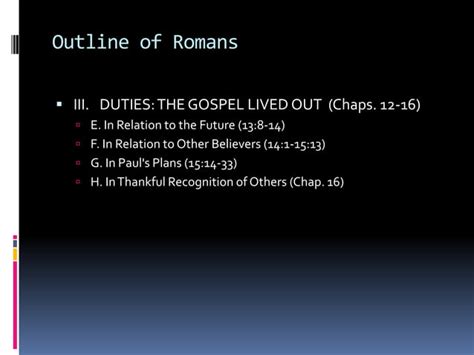 01. Paul’s Letter To The Romans Introduction | PPT