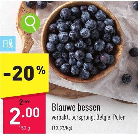 Blauwe Bessen 150g Aanbieding Bij ALDI