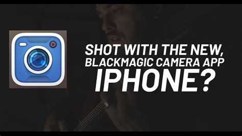 The Blackmagic Camera App Test Footage IPHONE YouTube