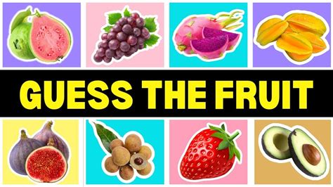 Guess The Fruit Quiz 45 Different Types Of Fruit Fruit Quiz