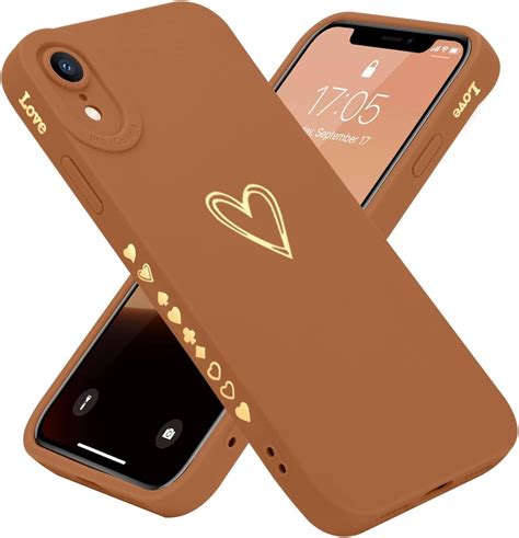 Teageo Compatible With Iphone Xr Case 61 Inch For Women Girls Cute Luxury Love