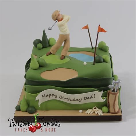 Golfer birthday cake by Twisted Tortes Birthday Cakes For Men, Golfers ...